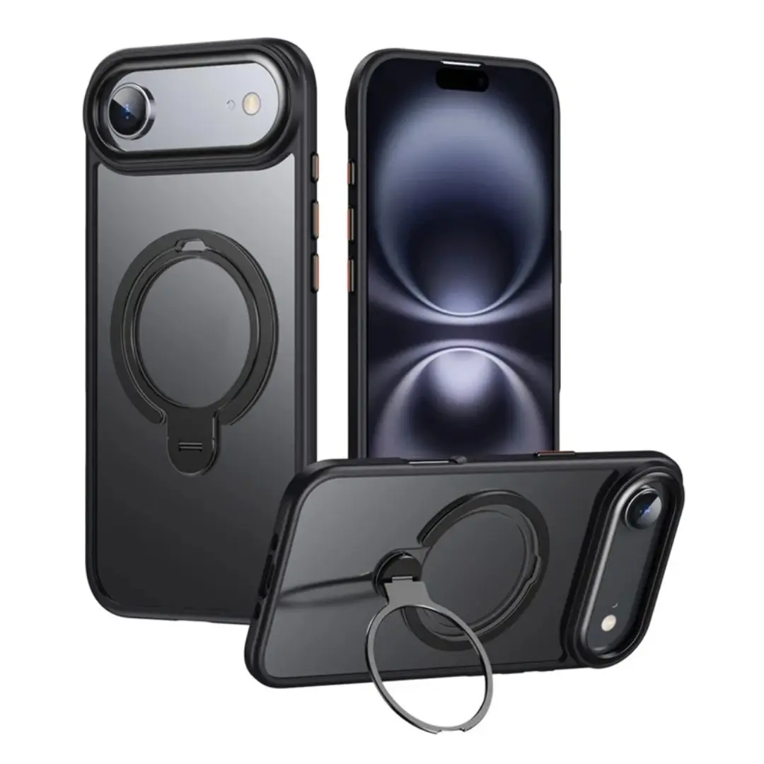 iPhone 17 Air 360 Kickstand Case Black